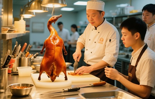烧鸭培训现场