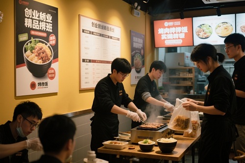 烤肉拌饭创业精品班培训现场