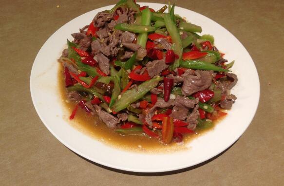 小炒牛肉的做法