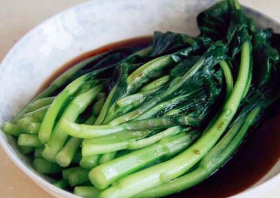 白灼菜心的做法