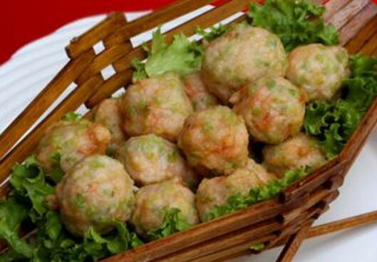 虾仁肉丸的做法