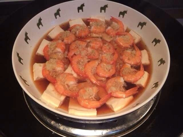 鲜虾豆腐的做法步骤16