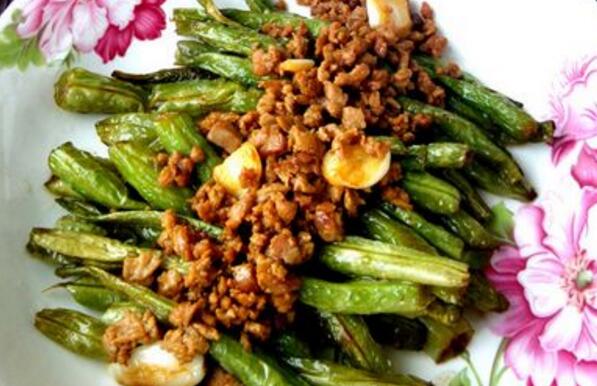 干煸虹豆的做法