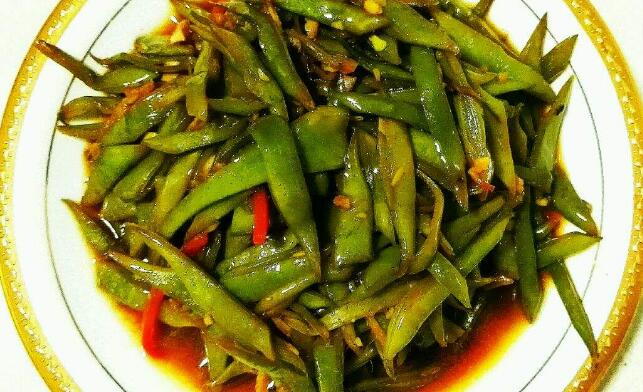 炒扁豆的做法