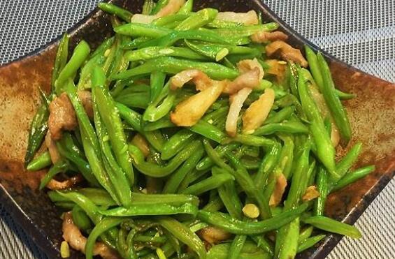 炒扁豆的做法