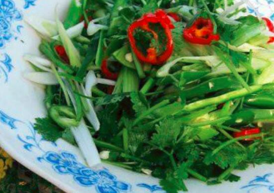 老虎菜的做法