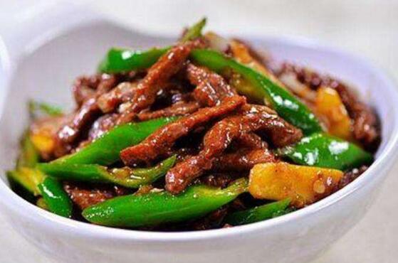 青椒牛肉的做法