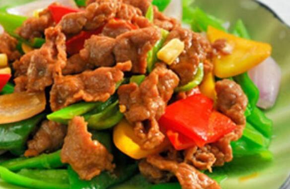 青椒牛肉的做法