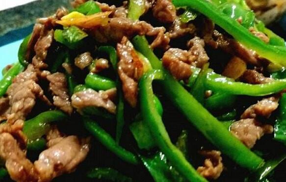 青椒牛肉的做法