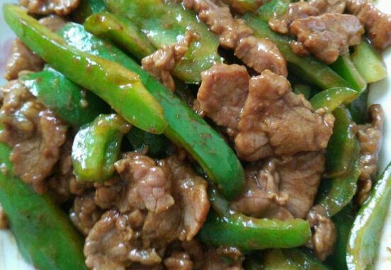 青椒牛肉的做法