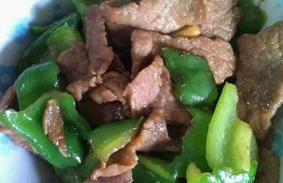青椒牛肉的做法
