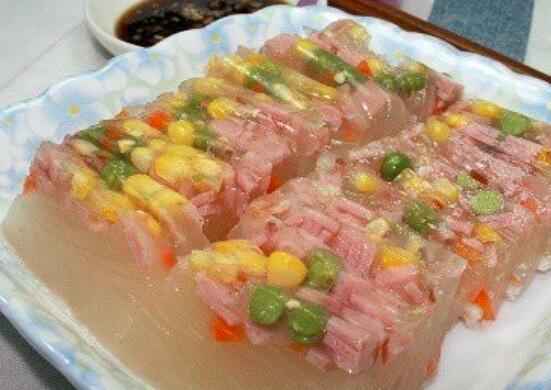 猪皮肉冻的做法