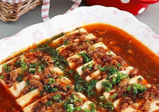 肉末豆腐的做法