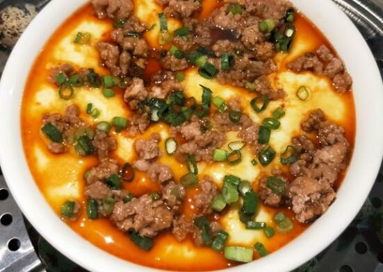 肉末蒸蛋的做法