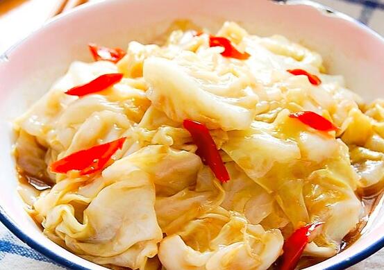 醋溜包菜的做法