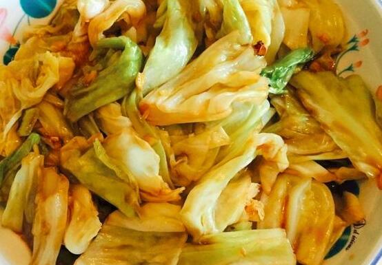 醋溜包菜的做法