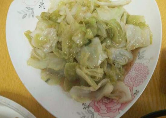 醋溜包菜的做法