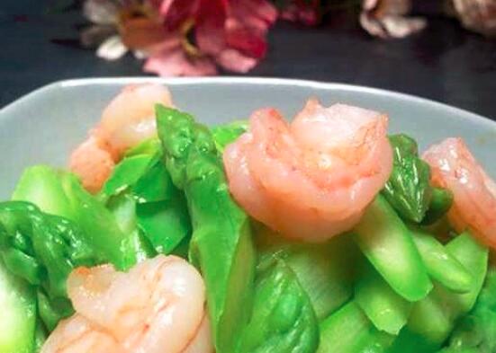 芦笋虾仁的做法