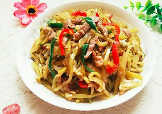 榨菜肉丝的做法
