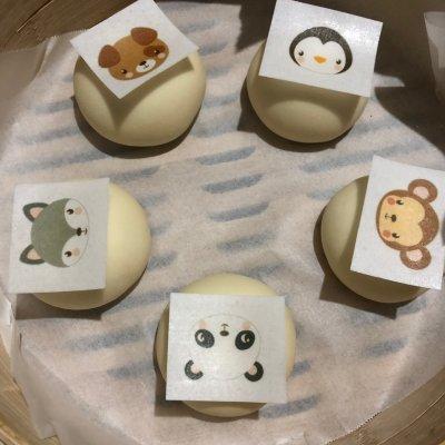 小动物奶黄包