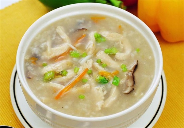 香菇鸡肉粥