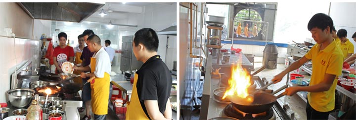 深圳煌旗川菜厨师短期培训班教学过程