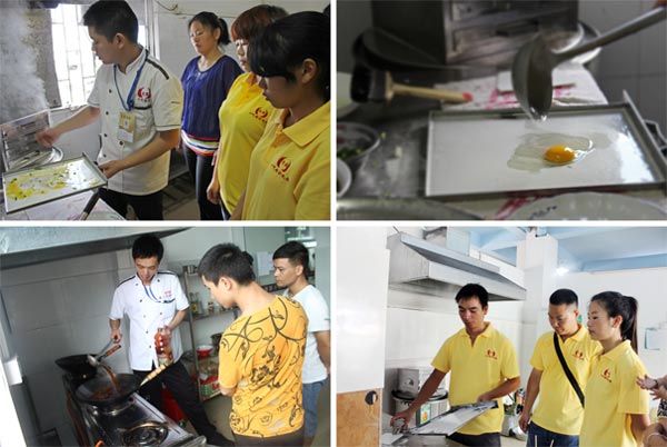 深圳松岗广东肠粉培训风采